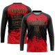Custom Black Black-Red Sublimation Uniform Jersey Custom Black Black-Red Sublimation Uniform Jersey