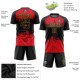 Custom Black Black-Red Sublimation Uniform Jersey Custom Black Black-Red Sublimation Uniform Jersey