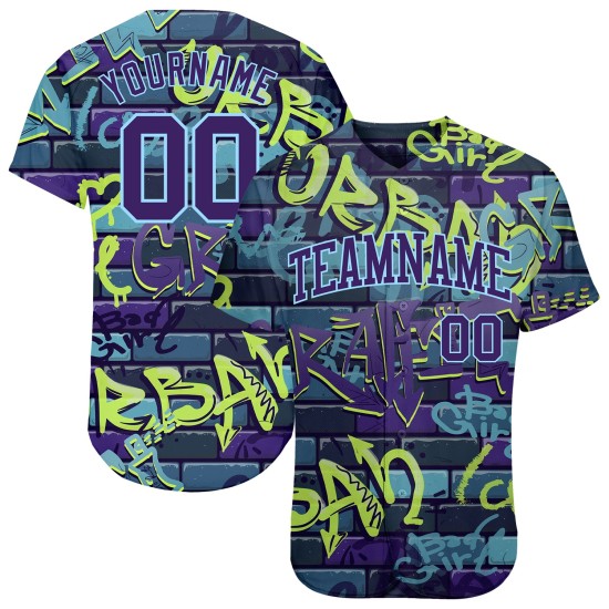 Custom 3D Pattern Design Abstract Graffiti Authentic rugby Jersey Custom 3D Pattern Design Abstract Graffiti Authentic rugby Jersey