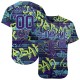 Custom 3D Pattern Design Abstract Graffiti Authentic rugby Jersey Custom 3D Pattern Design Abstract Graffiti Authentic rugby Jersey