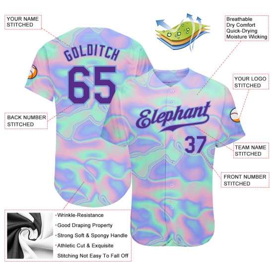 Custom 3D Pattern Design Abstract Trendy Holographic Vaporwave Style Authentic rugby Jersey Custom 3D Pattern Design Abstract Trendy Holographic Vaporwave Style Authentic rugby Jersey