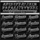 Custom Black Black-White Bomber Full-Snap Varsity Letterman Jacket Custom Black Black-White Bomber Full-Snap Varsity Letterman Jacket