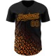 Custom Black Bay Orange 3D Pattern Design Leopard Print Fade Fashion Authentic rugby Jersey Custom Black Bay Orange 3D Pattern Design Leopard Print Fade Fashion Authentic rugby Jersey