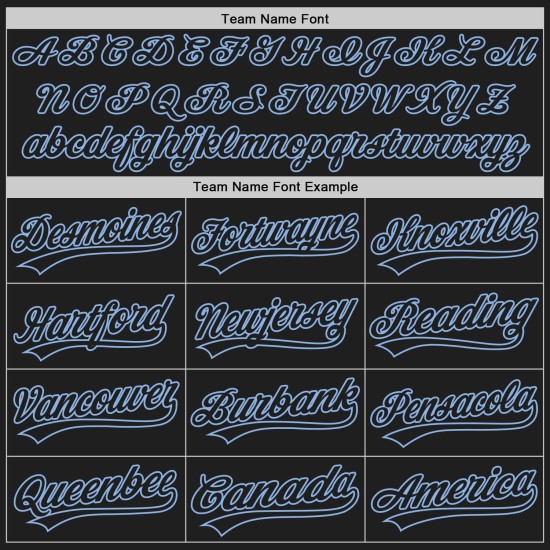 Custom Black Black-Light Blue Two-Button Unisex Jersey Custom Black Black-Light Blue Two-Button Unisex Jersey