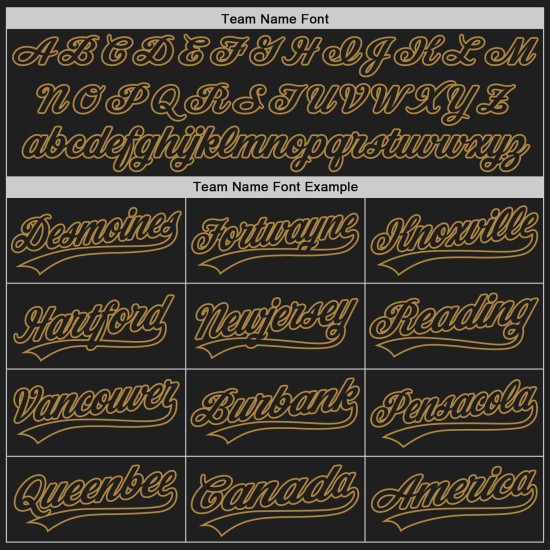 Custom Black Black-Old Gold Two-Button Unisex Jersey Custom Black Black-Old Gold Two-Button Unisex Jersey