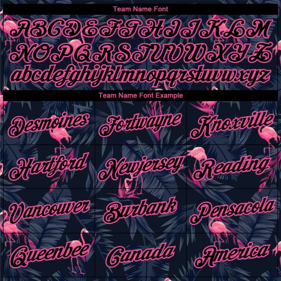 Custom Black Black-Pink Flamingo 3D Pattern Long Sleeve Performance T-Shirt Custom Black Black-Pink Flamingo 3D Pattern Long Sleeve Performance T-Shirt