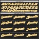 Custom Black Gold-Gray Authentic Split Fashion rugby Jersey Custom Black Gold-Gray Authentic Split Fashion rugby Jersey