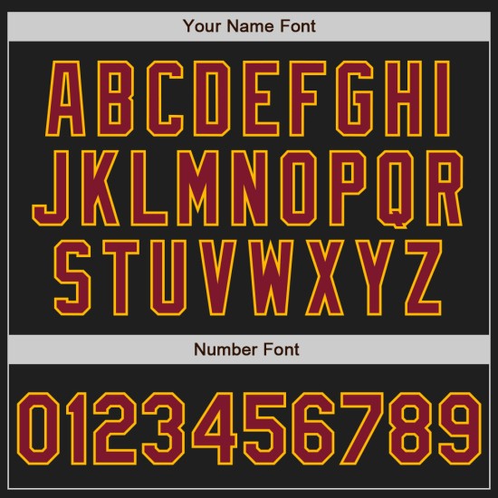 Custom Black Crimson-Gold Authentic rugby Jersey Custom Black Crimson-Gold Authentic rugby Jersey