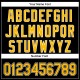 Custom Black Gold-White 3D Pattern Design Curve Solid Authentic rugby Jersey Custom Black Gold-White 3D Pattern Design Curve Solid Authentic rugby Jersey