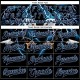 Custom Black Light Blue-White Lightning Eagle 3D Pattern Design Bomber Full-Snap Varsity Letterman Jacket Custom Black Light Blue-White Lightning Eagle 3D Pattern Design Bomber Full-Snap Varsity Letterman Jacket