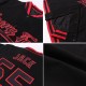 Custom Black Gold Pinstripe Gold Bomber Full-Snap Varsity Letterman Jacket Custom Black Gold Pinstripe Gold Bomber Full-Snap Varsity Letterman Jacket
