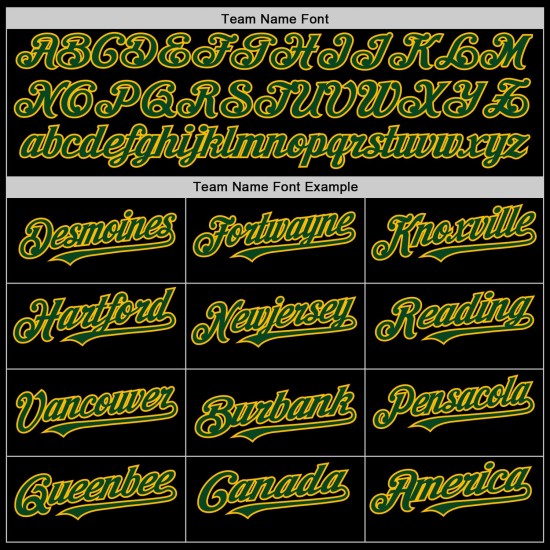 Custom Black Green-Gold Line Authentic rugby Jersey Custom Black Green-Gold Line Authentic rugby Jersey