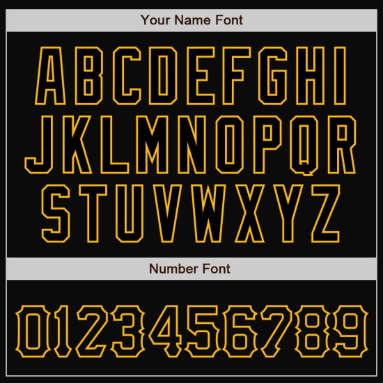 Custom Black Gold Pinstripe Gold Bomber Full-Snap Varsity Letterman Jacket Custom Black Gold Pinstripe Gold Bomber Full-Snap Varsity Letterman Jacket