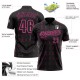 Custom Black Pink 3D Pink Ribbon Breast Cancer Awareness Month Women Health Care Support Performance Polo Shirt Custom Black Pink 3D Pink Ribbon Breast Cancer Awareness Month Women Health Care Support Performance Polo Shirt