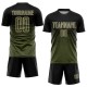 Custom Black Olive-Cream Sublimation Uniform Jersey Custom Black Olive-Cream Sublimation Uniform Jersey