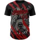 Custom Black Red 3D Pattern Design Animal Pitbull Dog Authentic rugby Jersey Custom Black Red 3D Pattern Design Animal Pitbull Dog Authentic rugby Jersey