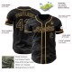 Custom Black Steel Gray Splash Ink Old Gold Authentic rugby Jersey Custom Black Steel Gray Splash Ink Old Gold Authentic rugby Jersey