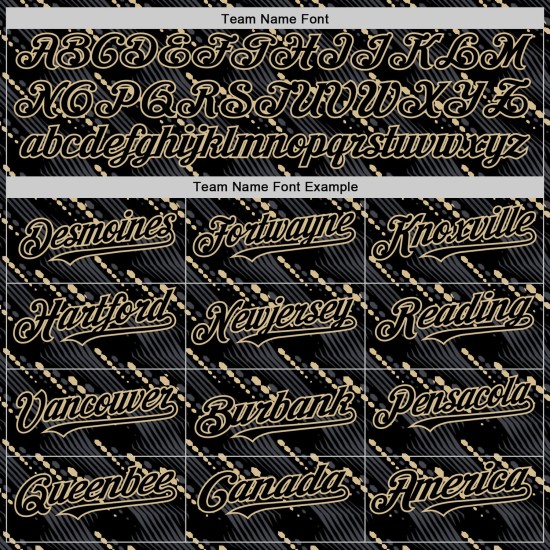 Custom Black Vegas Gold 3D Pattern Design Slant Lines Authentic rugby Jersey Custom Black Vegas Gold 3D Pattern Design Slant Lines Authentic rugby Jersey