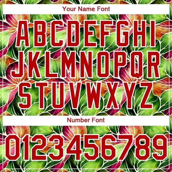 Custom Black Red-White 3D Pattern Design Tropical Plant Authentic rugby Jersey Custom Black Red-White 3D Pattern Design Tropical Plant Authentic rugby Jersey