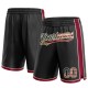 Custom Black Vintage USA Flag Maroon-Cream Authentic Shorts Custom Black Vintage USA Flag Maroon-Cream Authentic Shorts