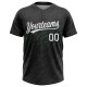 Custom Black White-Neon Green 3D Pattern Two-Button Unisex Jersey Custom Black White-Neon Green 3D Pattern Two-Button Unisex Jersey