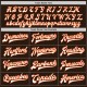 Custom Brown White-Orange Bomber Full-Snap Varsity Letterman Two Tone Jacket Custom Brown White-Orange Bomber Full-Snap Varsity Letterman Two Tone Jacket