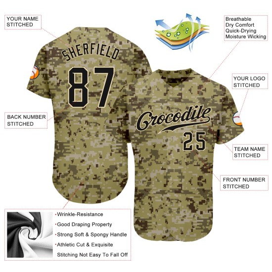 Custom Camo Black-Cream Authentic Salute To Service rugby Jersey Custom Camo Black-Cream Authentic Salute To Service rugby Jersey