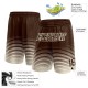 Custom Brown Cream Pinstripe Fade Fashion Authentic Shorts Custom Brown Cream Pinstripe Fade Fashion Authentic Shorts