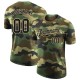 Custom Camo Black-Cream Performance Salute To Service T-Shirt Custom Camo Black-Cream Performance Salute To Service T-Shirt