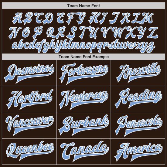 Custom Brown Light Blue-White Bomber Full-Snap Varsity Letterman Jacket Custom Brown Light Blue-White Bomber Full-Snap Varsity Letterman Jacket