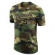 Custom Camo Black-Cream Performance Salute To Service T-Shirt Custom Camo Black-Cream Performance Salute To Service T-Shirt