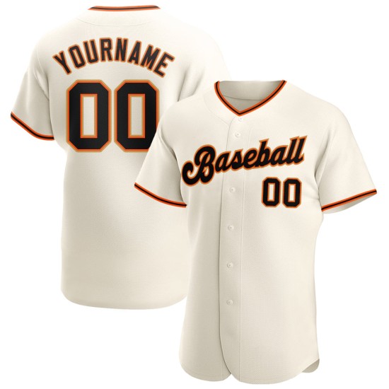 Custom Cream Black Orange-Old Gold Authentic rugby Jersey Custom Cream Black Orange-Old Gold Authentic rugby Jersey