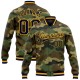 Custom Camo Navy-Gold Bomber Full-Snap Varsity Letterman Salute To Service Jacket Custom Camo Navy-Gold Bomber Full-Snap Varsity Letterman Salute To Service Jacket