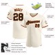 Custom Cream Black Orange-Old Gold Authentic rugby Jersey Custom Cream Black Orange-Old Gold Authentic rugby Jersey