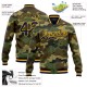 Custom Camo Navy-Gold Bomber Full-Snap Varsity Letterman Salute To Service Jacket Custom Camo Navy-Gold Bomber Full-Snap Varsity Letterman Salute To Service Jacket