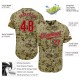 Custom Camo Red-Black Authentic Salute To Service rugby Jersey Custom Camo Red-Black Authentic Salute To Service rugby Jersey