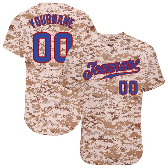 Custom Camo Royal-Red Authentic Salute To Service rugby Jersey Custom Camo Royal-Red Authentic Salute To Service rugby Jersey