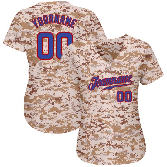 Custom Camo Royal-Red Authentic Salute To Service rugby Jersey Custom Camo Royal-Red Authentic Salute To Service rugby Jersey
