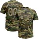 Custom Camo Vegas Gold-Black Salute To Service Two-Button Unisex Jersey Custom Camo Vegas Gold-Black Salute To Service Two-Button Unisex Jersey