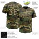 Custom Camo Vegas Gold-Black Salute To Service Two-Button Unisex Jersey Custom Camo Vegas Gold-Black Salute To Service Two-Button Unisex Jersey