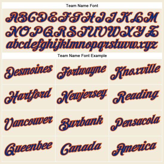 Custom Cream Royal-Orange Performance T-Shirt Custom Cream Royal-Orange Performance T-Shirt