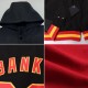 Custom Crimson Navy-Gold Bomber Full-Snap Varsity Letterman Two Tone Hoodie Jacket Custom Crimson Navy-Gold Bomber Full-Snap Varsity Letterman Two Tone Hoodie Jacket