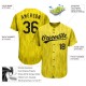 Custom Gold Black 3D Pattern Design Authentic rugby Jersey Custom Gold Black 3D Pattern Design Authentic rugby Jersey
