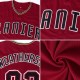 Custom Crimson Black-City Cream rugby Jersey Custom Crimson Black-City Cream rugby Jersey