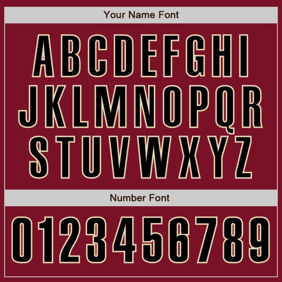 Custom Crimson Black-Cream Authentic rugby Jersey Custom Crimson Black-Cream Authentic rugby Jersey