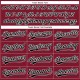 Custom Crimson Black-White Performance Vapor Golf Polo Shirt Custom Crimson Black-White Performance Vapor Golf Polo Shirt