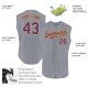 Custom Gray Black Pinstripe Purple-Gold Authentic Sleeveless rugby Jersey Custom Gray Black Pinstripe Purple-Gold Authentic Sleeveless rugby Jersey