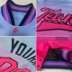 Custom Gold White-Crimson Bomber Full-Snap Varsity Letterman Fade Fashion Jacket Custom Gold White-Crimson Bomber Full-Snap Varsity Letterman Fade Fashion Jacket
