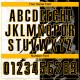Custom Graffiti Pattern Black-Gold Scratch Sublimation Uniform Jersey Custom Graffiti Pattern Black-Gold Scratch Sublimation Uniform Jersey