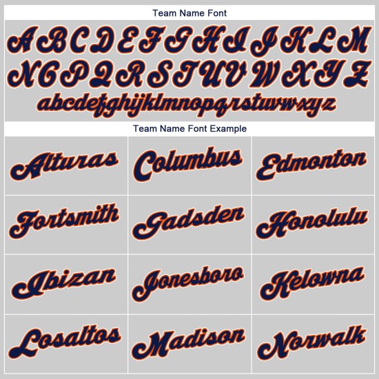 Custom Gray Navy-Orange Authentic rugby Jersey Custom Gray Navy-Orange Authentic rugby Jersey